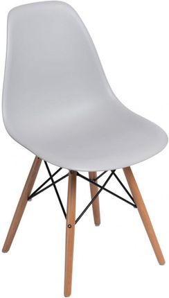 Krzesło Comet Light Grey Bukowe/Brązowe Drewno Bukowe