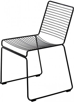 MIA home Krzesło Metalowe Rod Soft Czarny