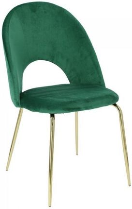 MIA home Krzesło Welwetowe Marylove Zielony