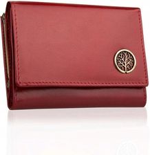 Zdjęcie Portfel damski skórzany mały czerwony Betlewski - Dynów