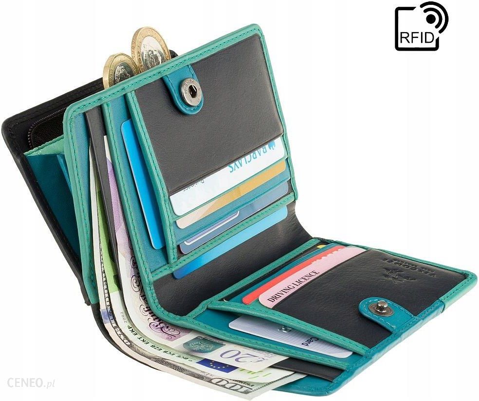 Kolorowy portfel damski Visconti BRC-97 z RFID