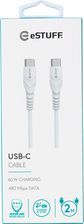 INNA;ESTUFF KABEL USB-C - C BIAŁY ESTUFF 2M  (W126291042)