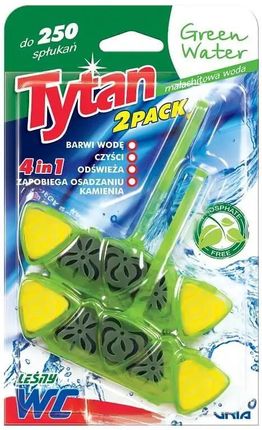 Tytan Czterofunkcyjna Zawieszka Barwiąca Wodę Green Water 2X40G