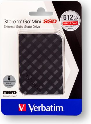 Verbatim Store 'n' Go Mini SSD USB 3.2 - 512 GB (53236)