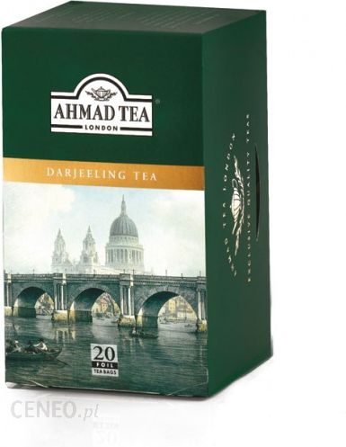  „Ahmad Tea London Darjeeling“ arbata 20 arbatžolių (aliuminio vokeliuose)