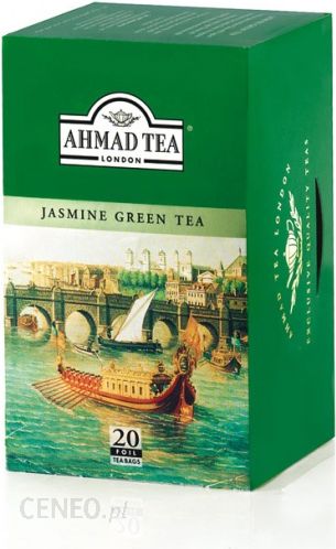  „Ahmad“ arbata Londono žalioji arbata „Jasmin“ Žalioji arbata arbatos pakeliuose Jasmine 20 maišelių (aliuminio vokeliuose)