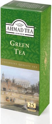 Ahmad Tea London green tea original herbata zielona ekspresowa 25 torebek z zawieszką