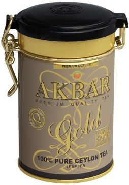Akbar Tea Gold Ceylon liściasta 100g (Ekskluzywna puszka)