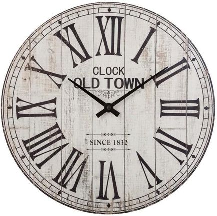 MIA home Zegar Clock Old Town Drewniany