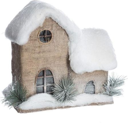MIA home Domek Pod Śniegiem - Ozdoba Świąteczna
