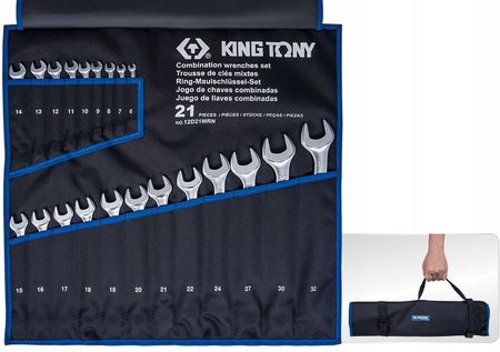 King Tony Zestaw Kluczy Płasko-Oczkowych 6-32Mm KT12D21MRN