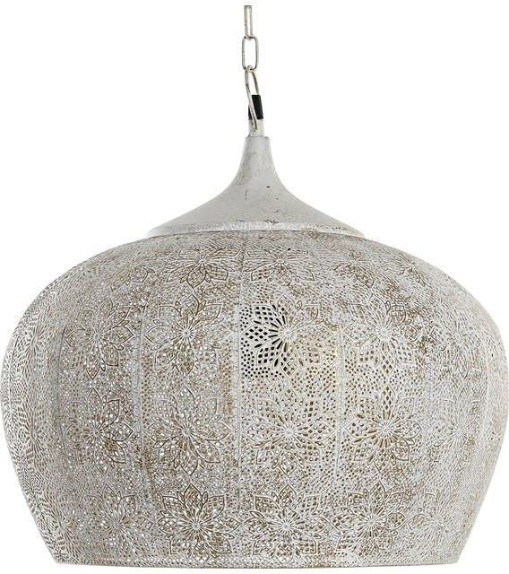 Dkd Home Decor Lampa Sufitowa Bia Y Metal Z Oty X X Cm