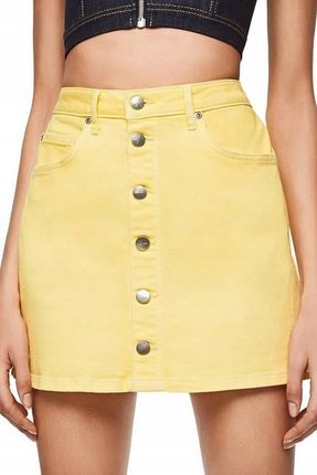 Spódnica Pepe Jeans damska jeansowa mini żółta S