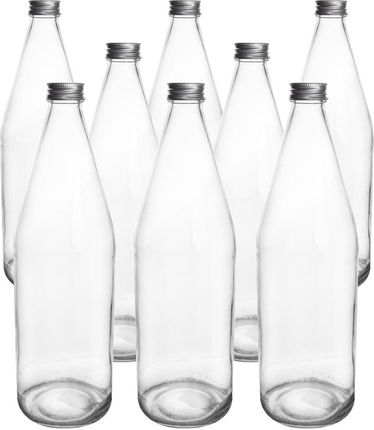 Orion Komplet Szklanych Butelek Z Zakrętką Edensaft 0,7L 8Szt.