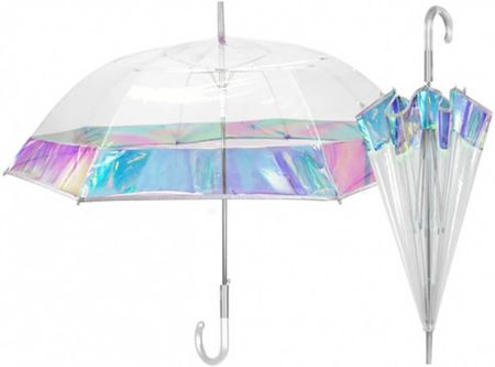 Przezroczysta głęboka parasolka holo ornament