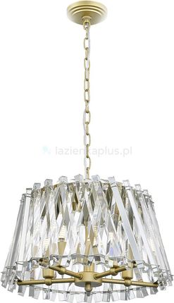 Zuma Line Mirabell lampa wisząca złoty, kryształ - (P046505KV7V7)
