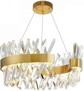 Vildevik Monte Carlo ZŁOTY Żyrandol LED z pięknymi kryształami 60cm Crystal GOLD (11530)