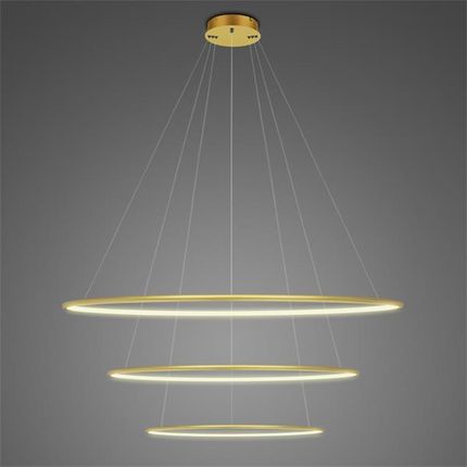Altavola Design Lampa wisząca Ledowe Okręgi No.3 Φ80 cm in 3k złota ściemnialna