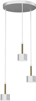 Lumes Biało-złota lampa wisząca do salonu - N022-Circile (E22655MLP7756MLP7756)