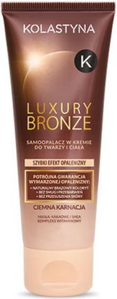 Kolastyna Luxury Bronze Brązujący balsam Ciemna karnacja 200ml