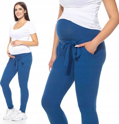 Spodnie ciążowe Lena kokarda M jeans