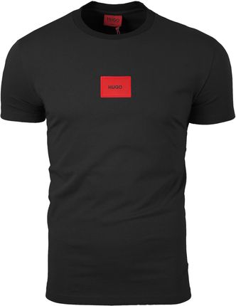 Hugo Boss T-shirt Małe Haftowane Logo Czarna /L - Ceny i