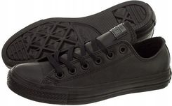Zdjęcie Buty Trampki Converse Ct All Star Ox Czarne Skóra - Bobolice