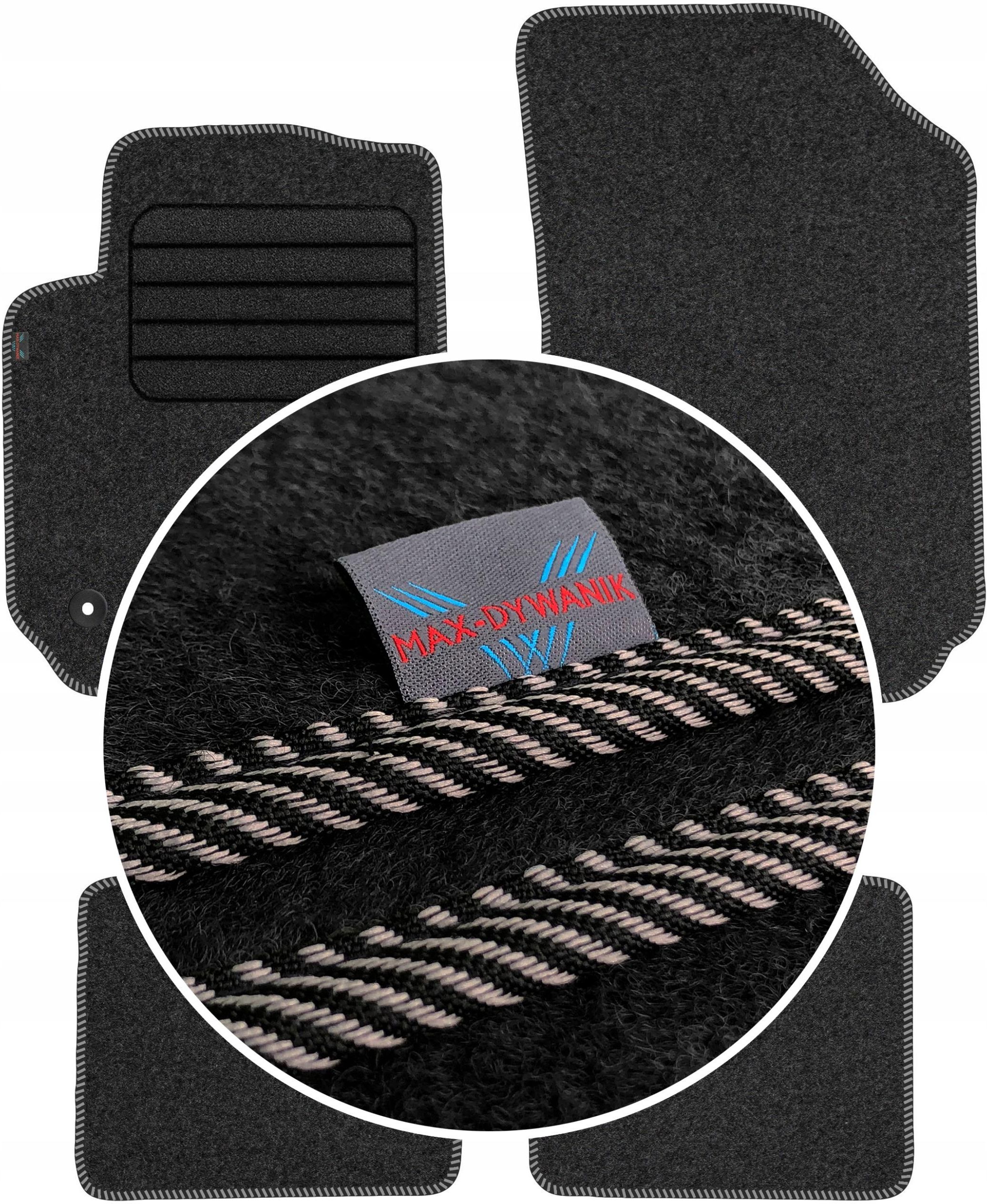 Tapis de voiture velours pour Citroen C4 Cactus 2014-2020
