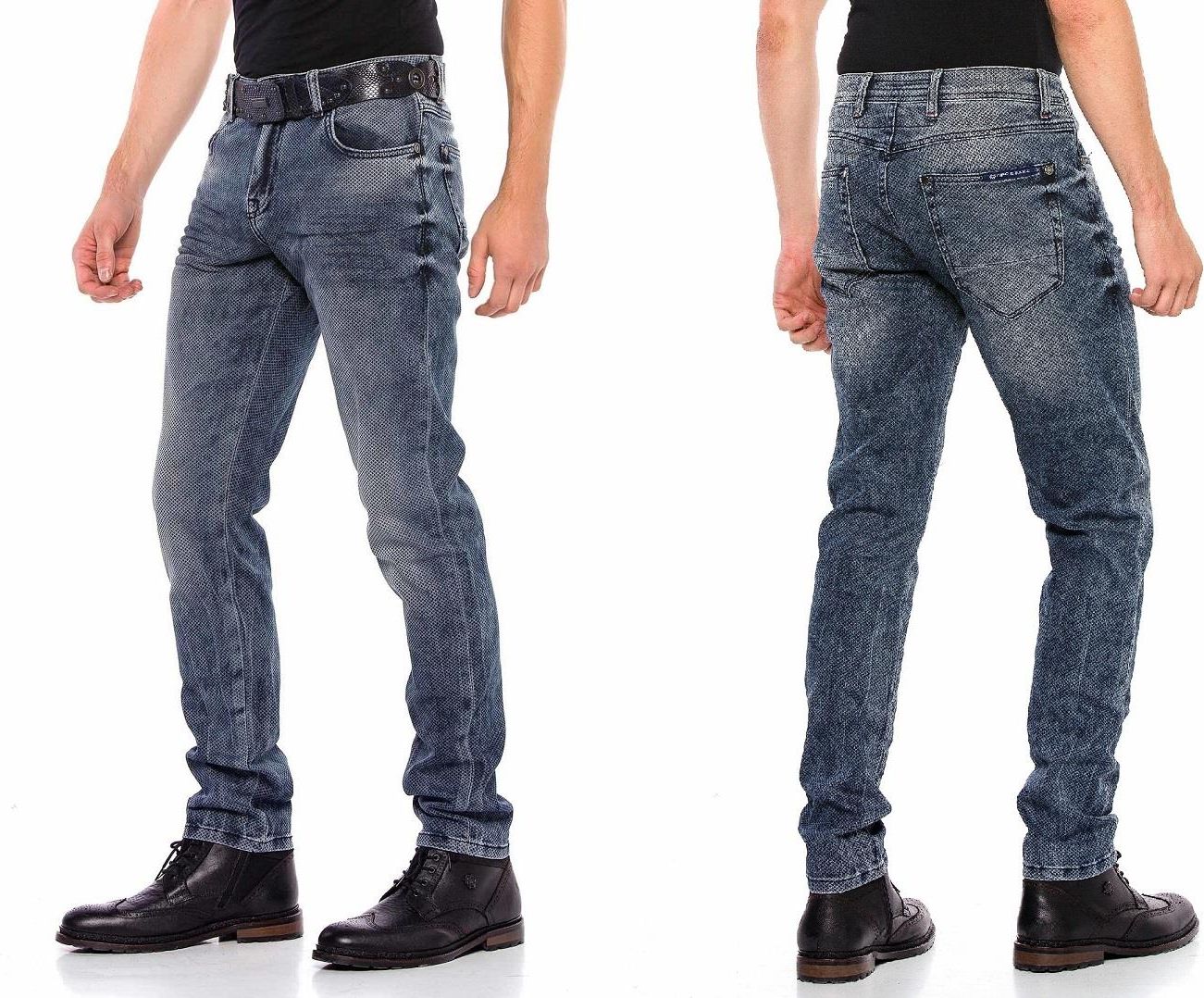 Okazja Spodnie Jeans Cipo Baxx CD543 36 32 Ceny i opinie Ceneo.pl