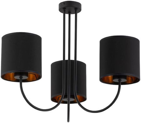 Tk Lighting Torens 3x60W Lampa sufitowa czarny złoty   (4594)