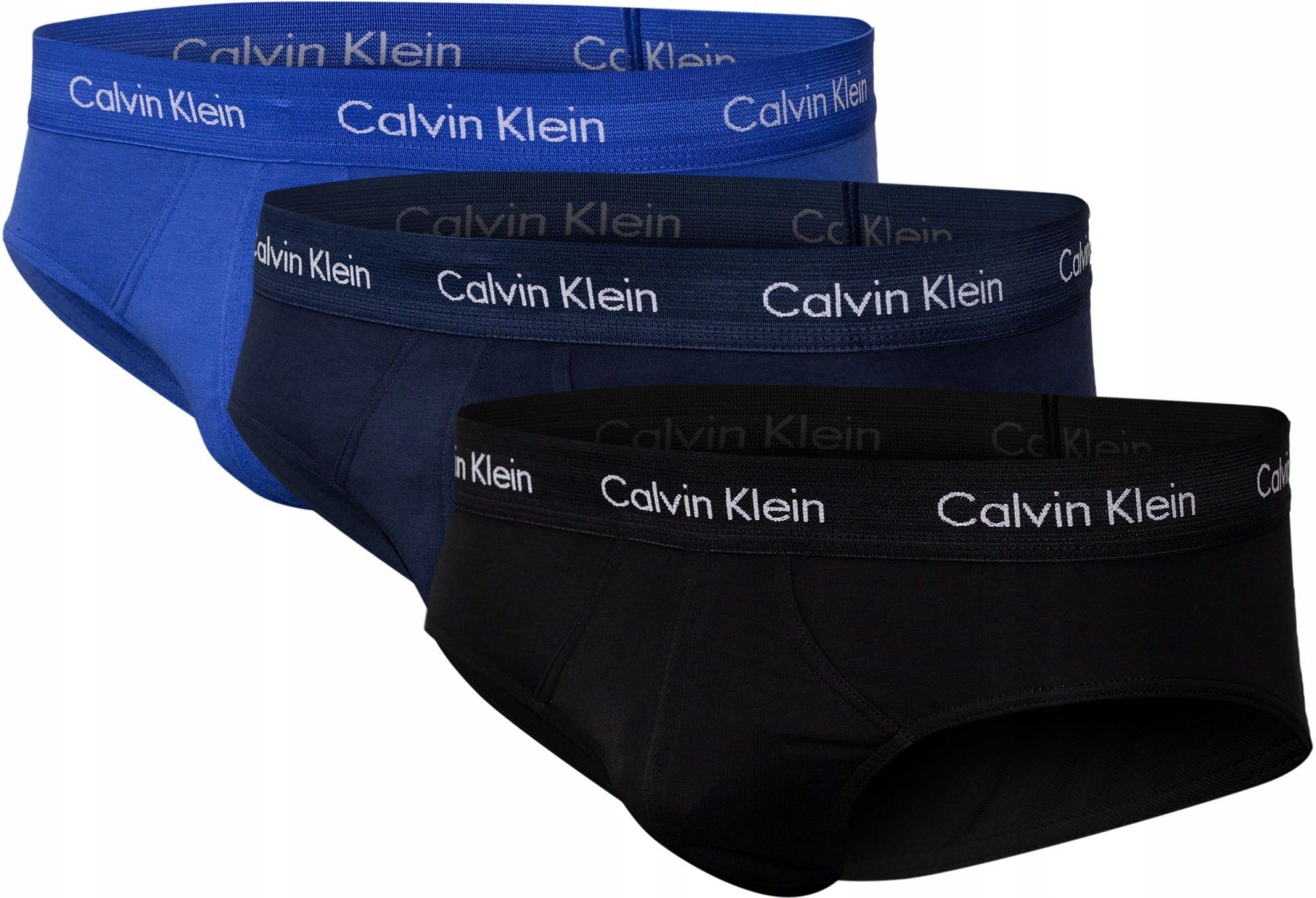 Calvin Klein Majtki Męskie 3 P Blue/navy/black XL - Ceny i opinie - Ceneo.pl