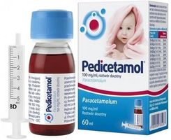 Pedicetamol roztwór doustny 100mg/ml 60ml  - Dzieci i niemowlęta