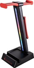 Zdjęcie Surefire Podwójny stojak na słuchawki do gier Vinson N1 z podświetleniem RGB (48845) - Przemyśl