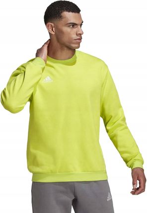 Adidas Męska Bluza Bez Kaptura Długi Rękaw Żółta