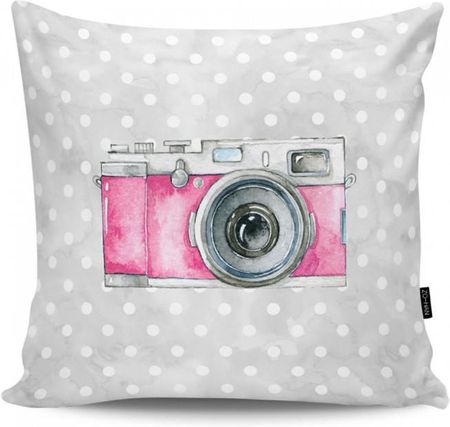 MIA home Poduszka Dekoracyjna Camera Pink