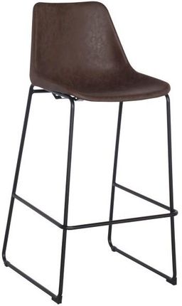 Krzesło Barowe Hoker Brity Vintage Brązowy