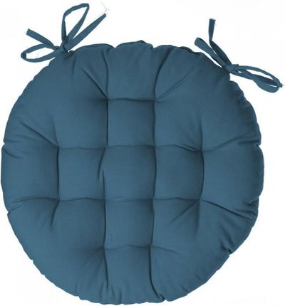 MIA home Poduszka Na Krzesło Okrągła Circle Niebieski