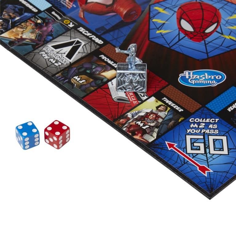 Hasbro Gaming Monopoly: Marvel Spider-Man GRA PLANSZOWA język