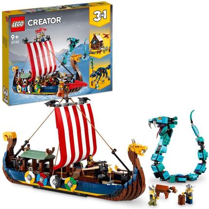 LEGO Creator 31132 Statek wikingów i wąż z Midgardu
