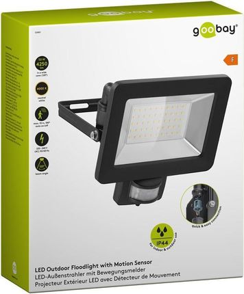 Naświetlacz Goobay Reflektor Zewnętrzny Led, 50 W Z Czujnikiem Ruchu 53883 - zdjęcie 3
