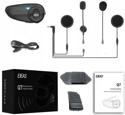 Interkom motocyklowy Ejeas Q7 - zdjęcie 3 Interkom motocyklowy Ejeas Q7
