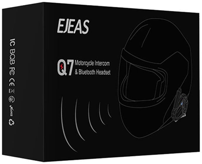 Interkom motocyklowy Ejeas Q7 - zdjęcie 1 Interkom motocyklowy Ejeas Q7