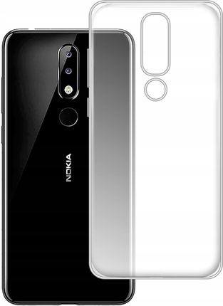 Etui do Nokia 5.1 Plus gumowe Slim Clear View