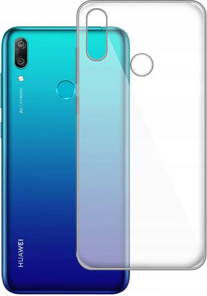 Etui do Huawei Y7 2019 gumowe Slim Clear View