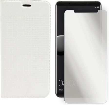 Etui Smart Magnet do Huawei Mate 10 Pro biał+SZKŁO