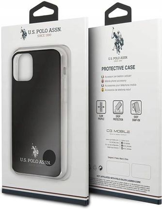 Etui Us Polo do iPhone 11 Pro Max Czarny Case - zdjęcie 2