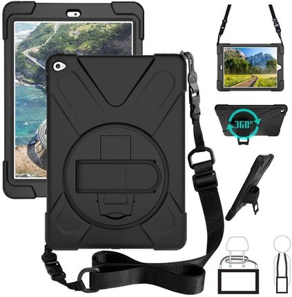 DP 360 Shockproof Case Pancerne Etui + Pasek na ramię iPad Air 1 (Black)