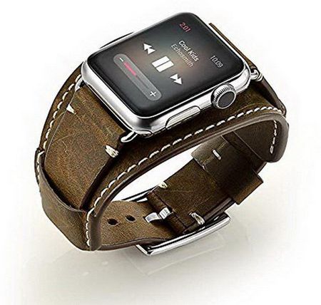 Dundee Band skórzany pasek do Apple Watch 42/44/45mm (Brown)
