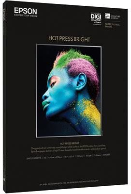Epson Hot Press Bright A3+, 330 g/m2, 25 arkuszy C13S042330