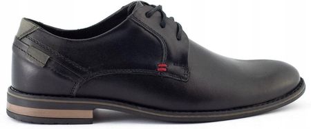 Eleganckie buty męskie 859 czarne r.44